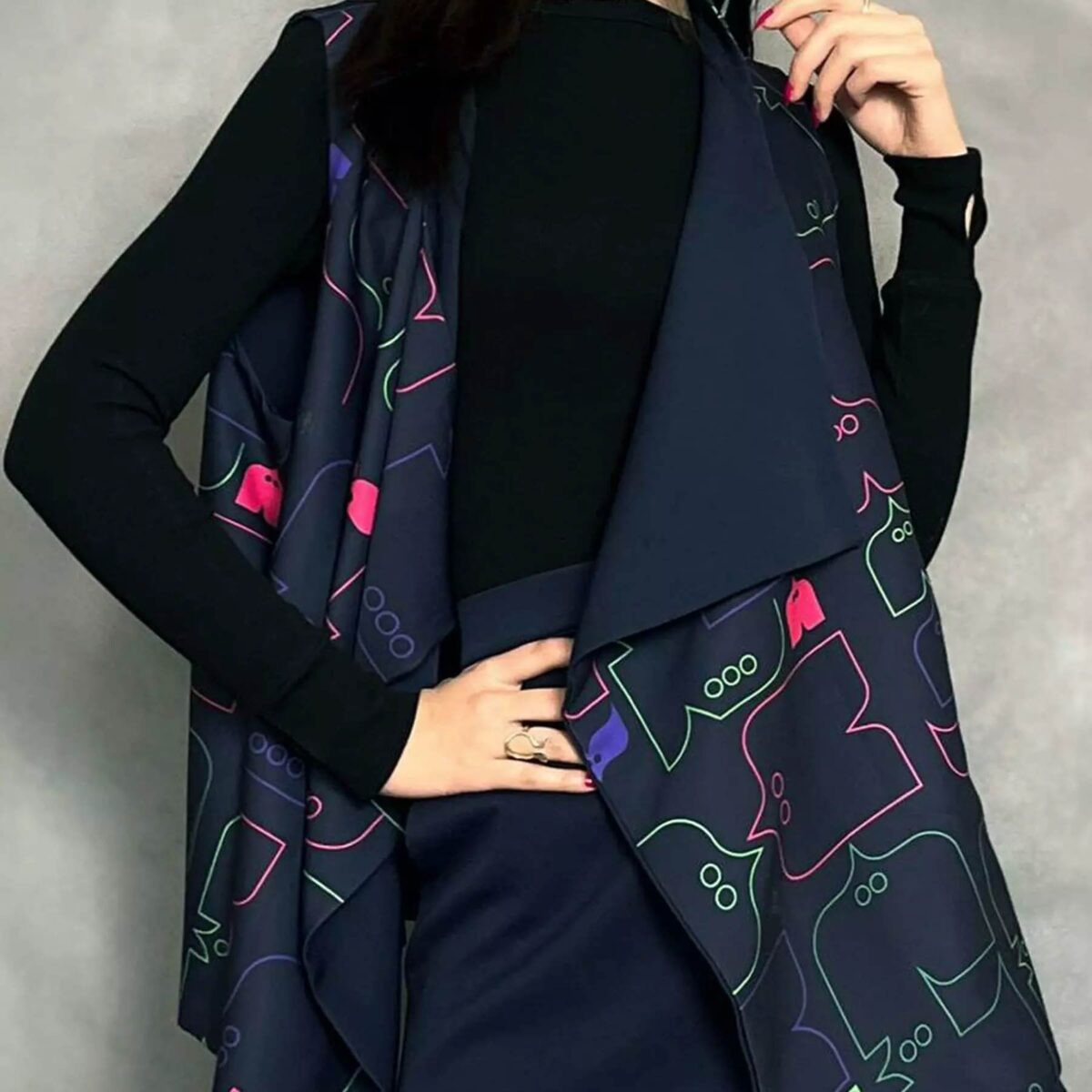 Price and Buy Women’s Sleeveless Blazer Free Size Model Hich