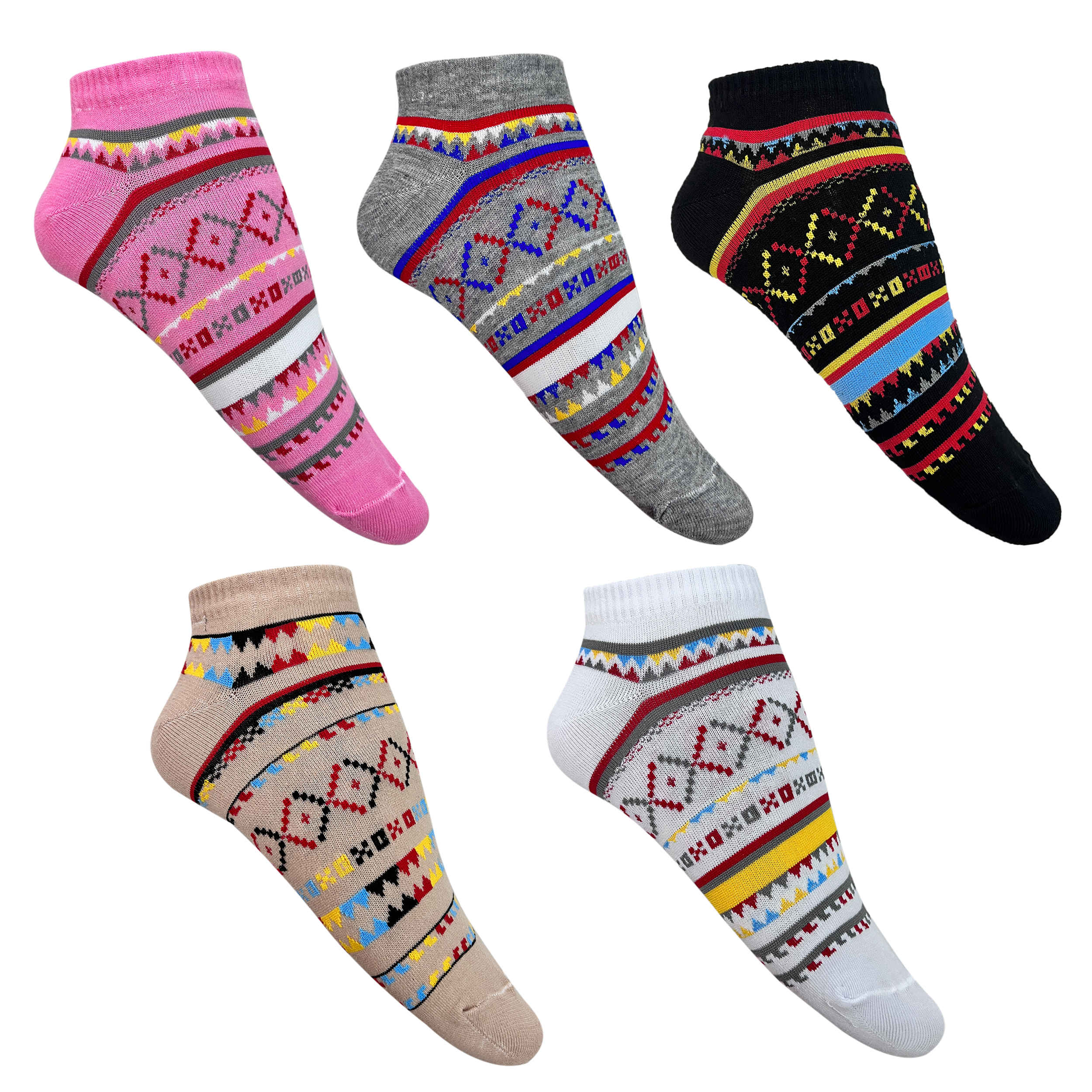Price and Buy Women’s Socks with Geometric design (5-Pair)