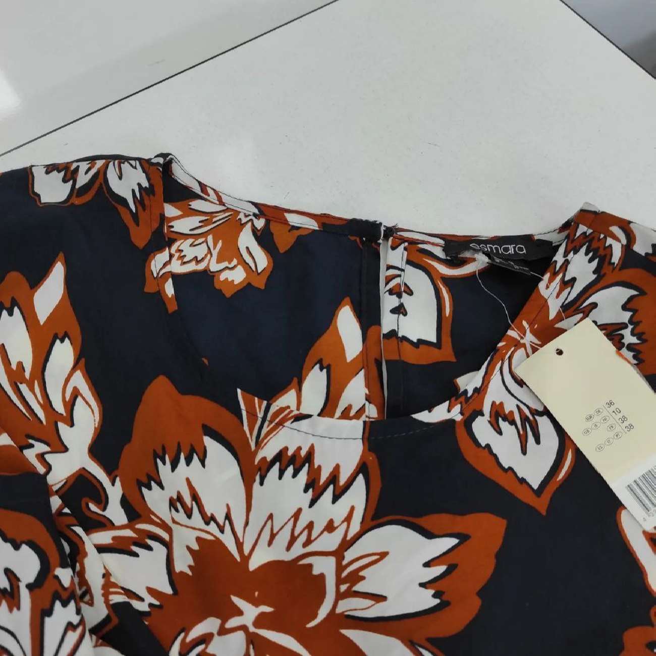 Price and Buy Women’s Three Quarter Sleeve Blouse with Floral Design - Image 4