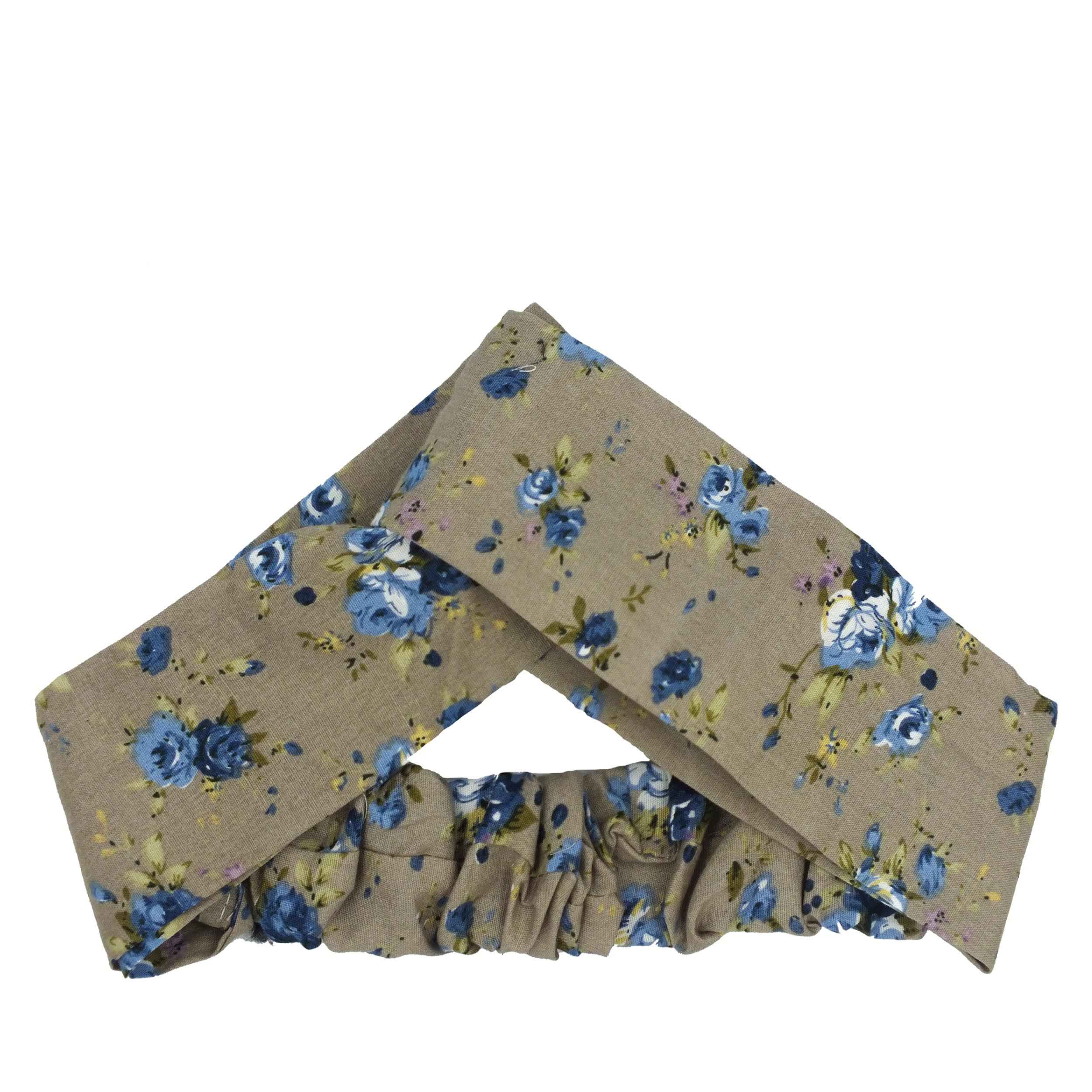 Price and Buy Women’s Twisted Cross Headband & Earrings Set Floral Gray - Image 3