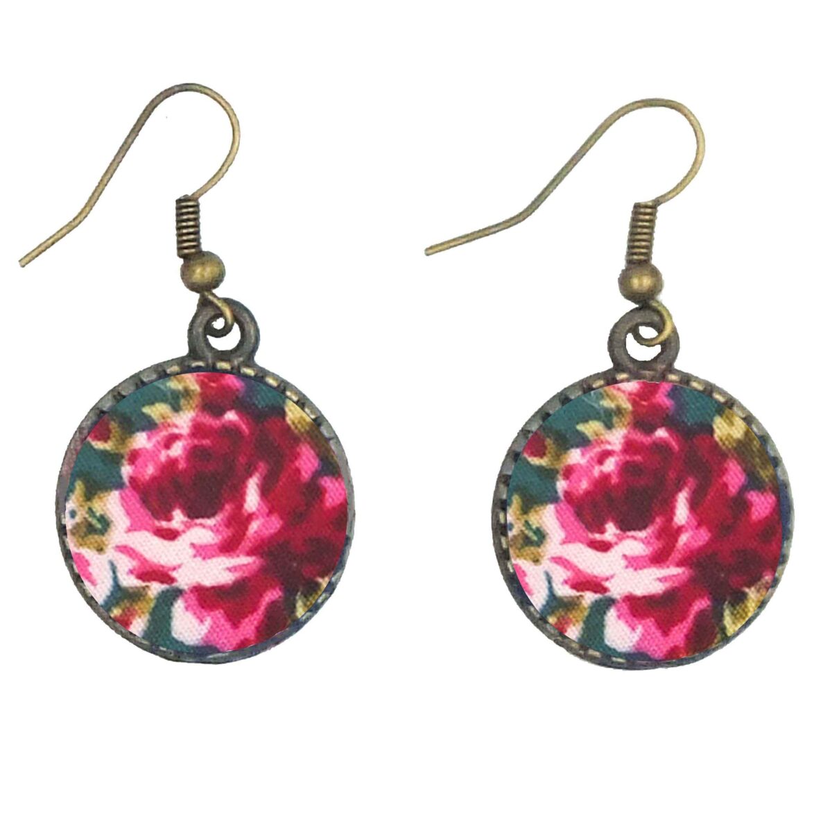 Price and Buy Women’s Twisted Cross Headband & Earrings Set Floral Green - Image 3