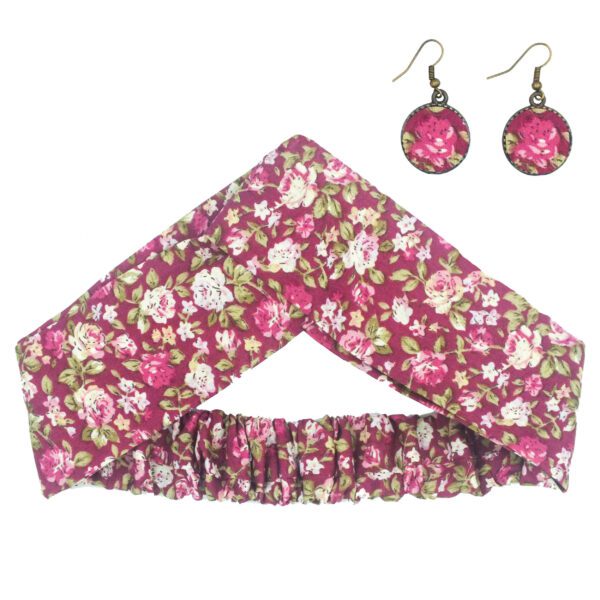 Price and Buy Women’s Twisted Cross Headband & Earrings Set Floral Pink_68febe0a10688.jpeg Price and Buy Women’s Twisted Cross Headband & Earrings Set Floral Pink