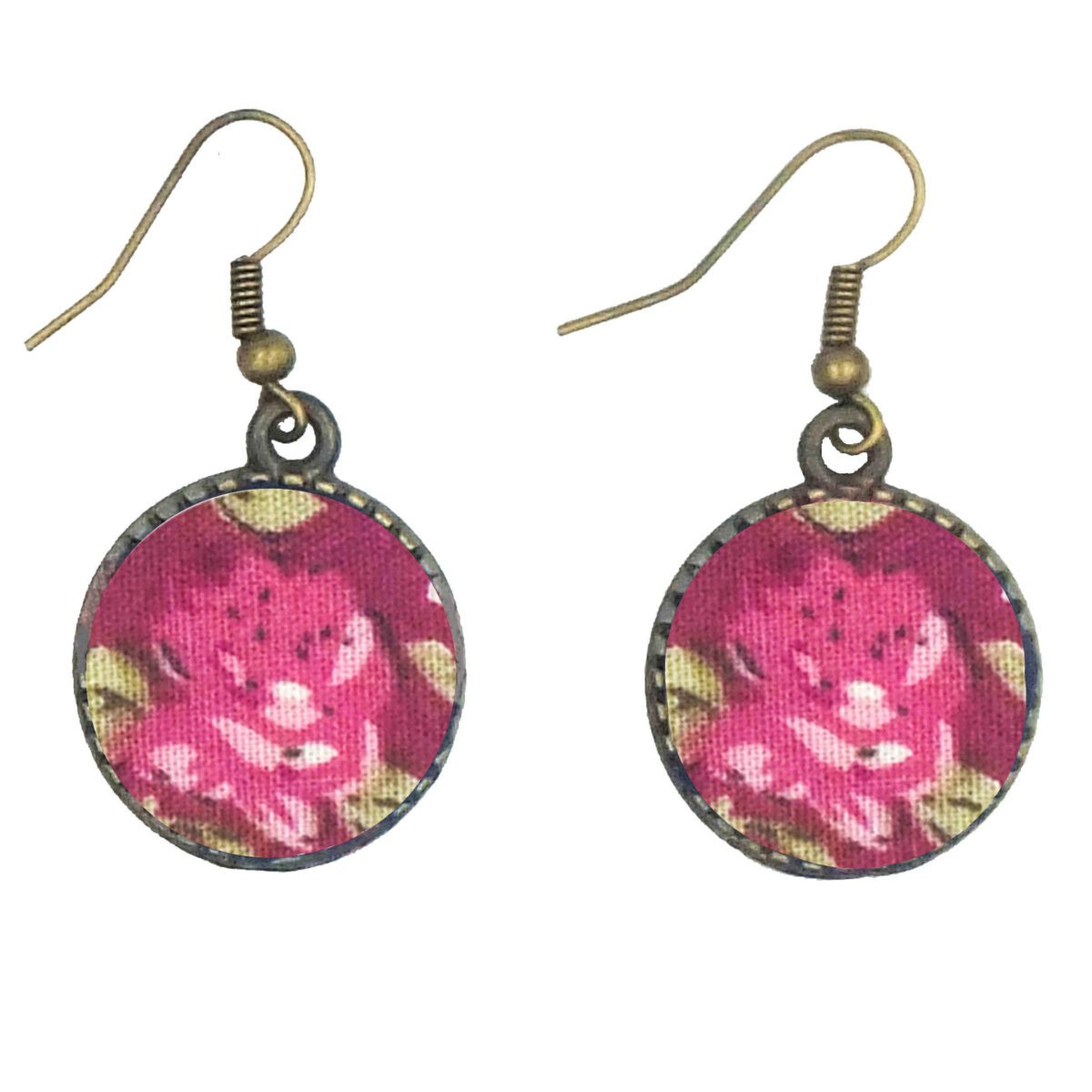 Price and Buy Women’s Twisted Cross Headband & Earrings Set Floral Pink - Image 3