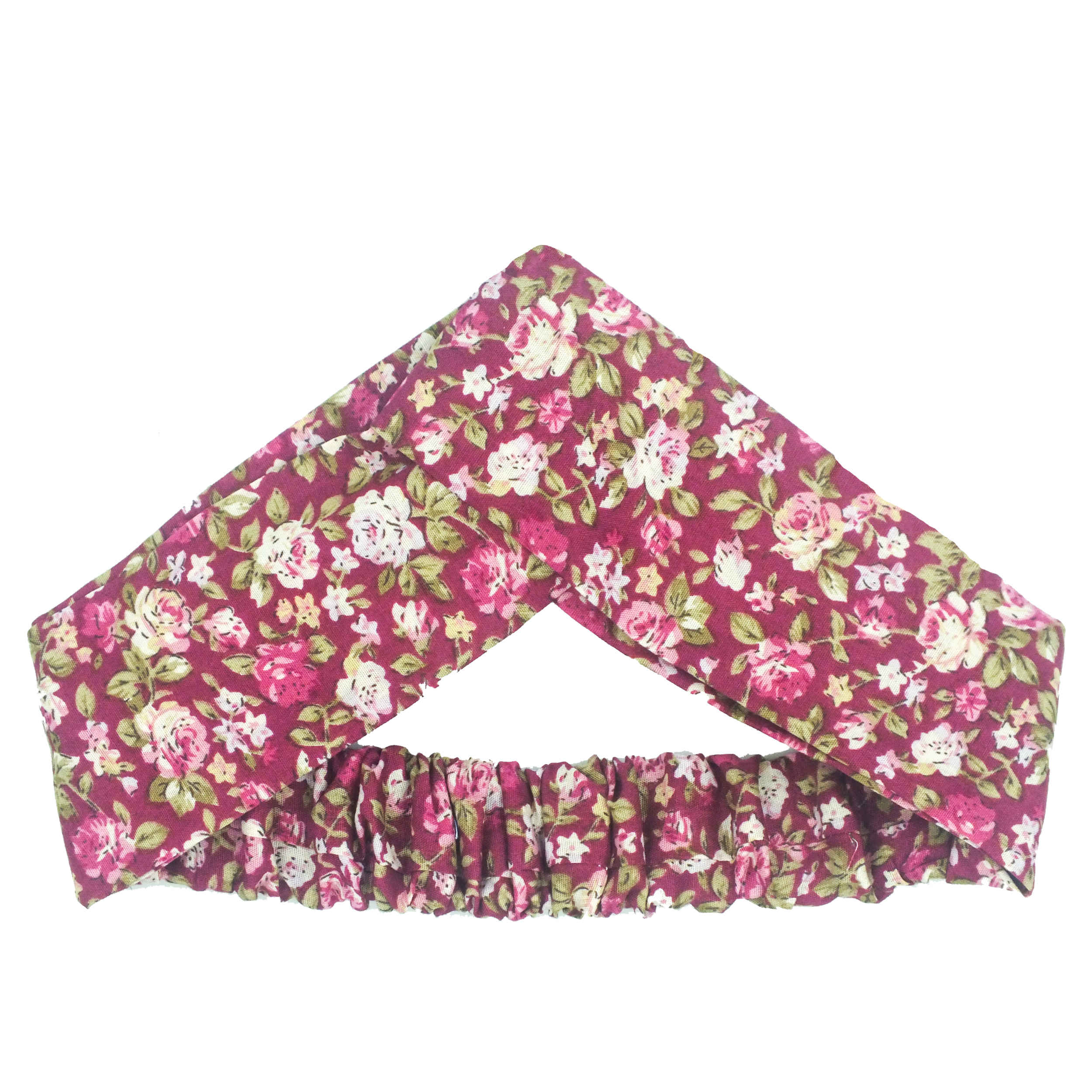 Price and Buy Women’s Twisted Cross Headband & Earrings Set Floral Pink - Image 4