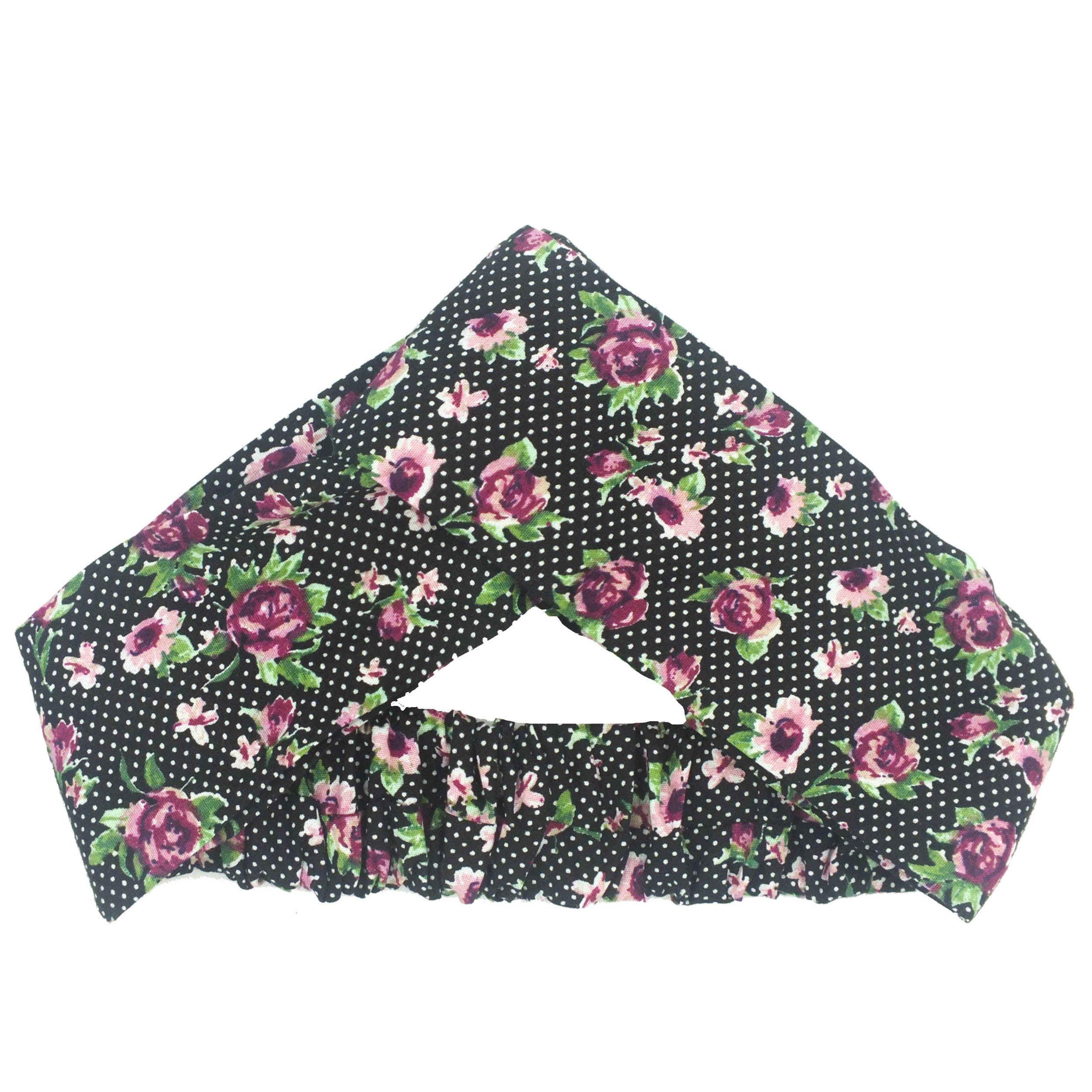 Price and Buy Women’s Twisted Cross Headband & Earrings Set Floral Polka Dot - Image 4