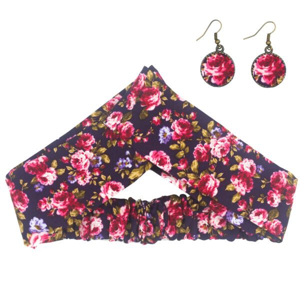 Price and Buy Women’s Twisted Cross Headband & Earrings Set Floral Purple_68febe3f12d1b.jpeg Price and Buy Women’s Twisted Cross Headband & Earrings Set Floral Purple