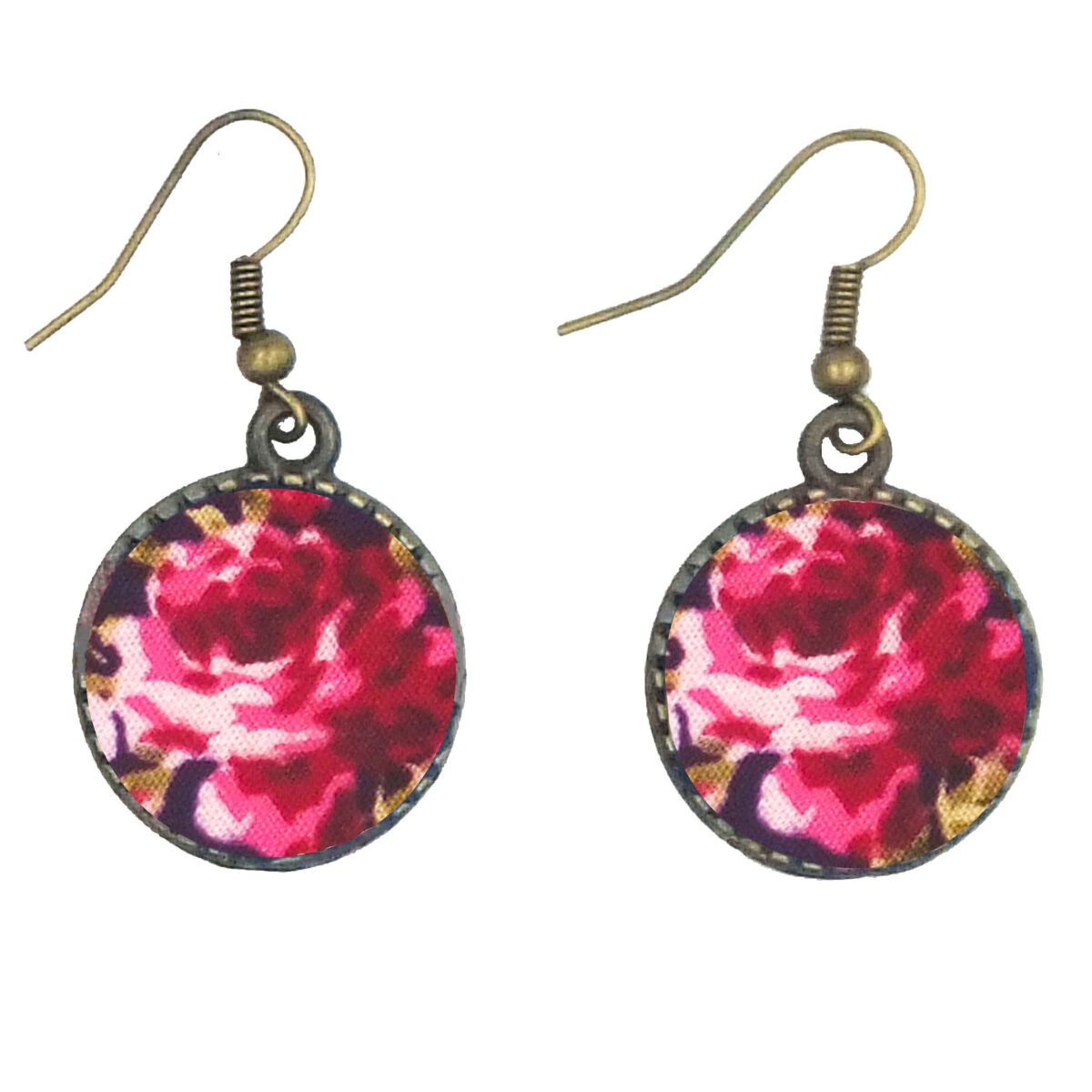 Price and Buy Women’s Twisted Cross Headband & Earrings Set Floral Purple - Image 4