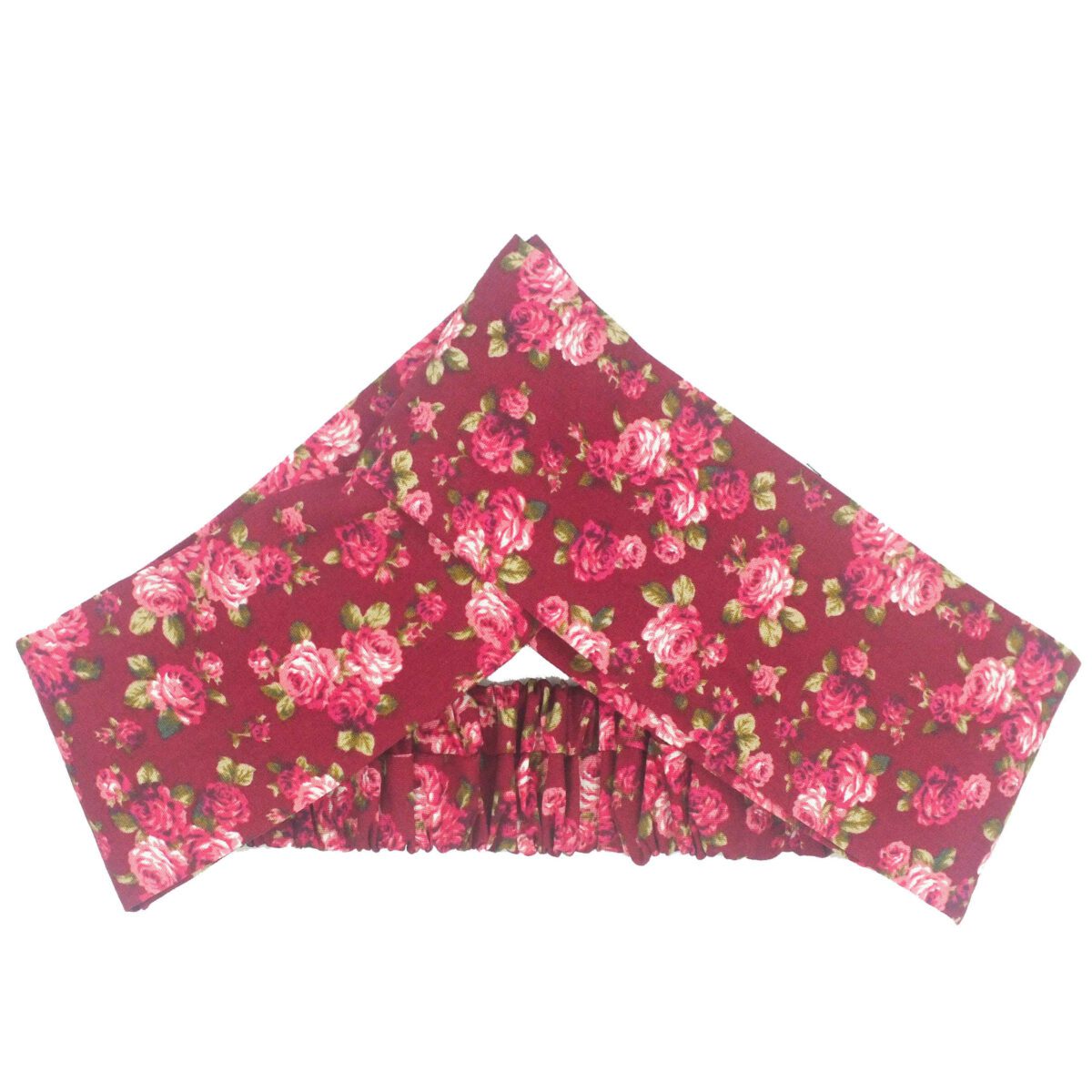 Price and Buy Women’s Twisted Cross Headband & Earrings Set Floral Red - Image 3