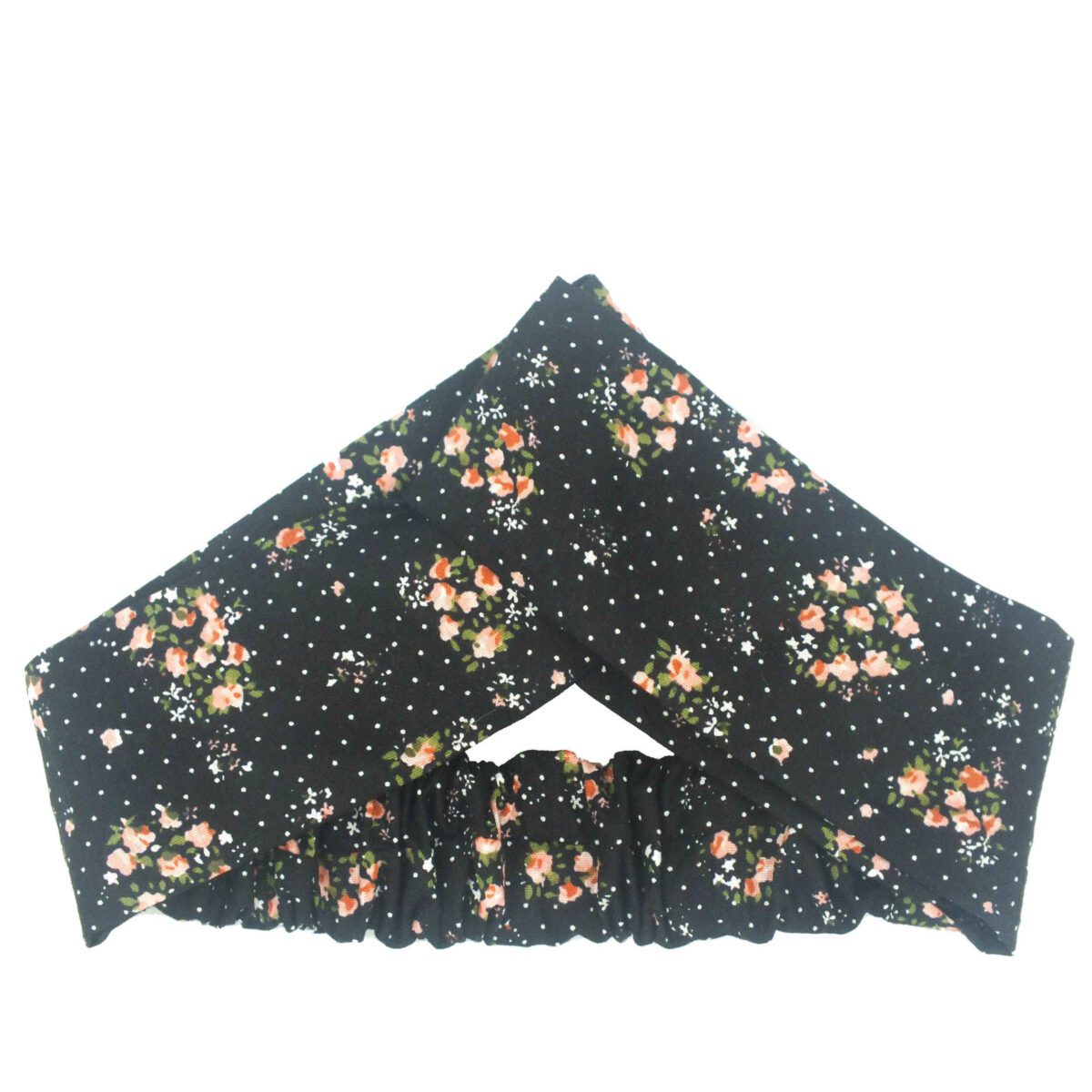 Price and Buy Women’s Twisted Cross Headband & Earrings Set Polka Dot Black - Image 4