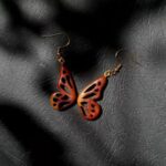 Price and Buy Women’s Wooden Earrings Handcrafted with Butterfly Design - Image 3