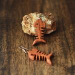 Price and Buy Women’s Wooden Earrings Handcrafted with Fishbone Design - Image 3