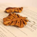 Price and Buy Women’s Wooden Earrings Handcrafted with Leaf Design - Image 5
