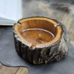 Price and Buy Wood and Resin Log Ashtray – Suitable for Modern Rustic Decor - Image 3