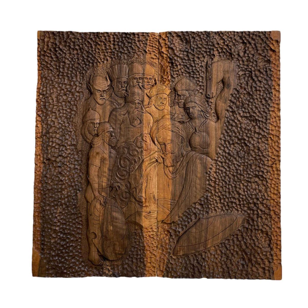 Price and Buy Wood Carved Backgammon Board Handcrafted Shahname Design