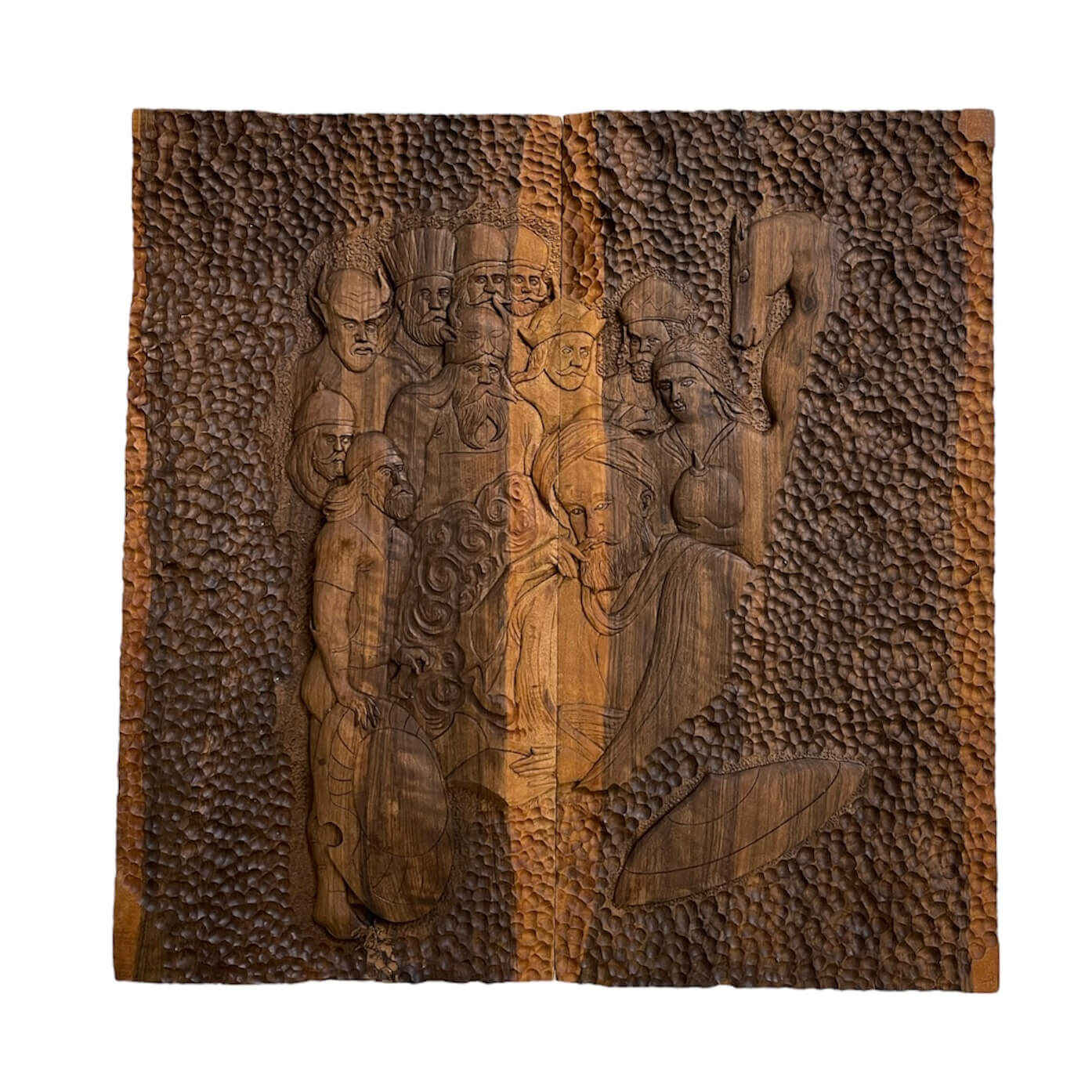 Price and Buy Wood Carved Backgammon Board Handcrafted Shahname Design
