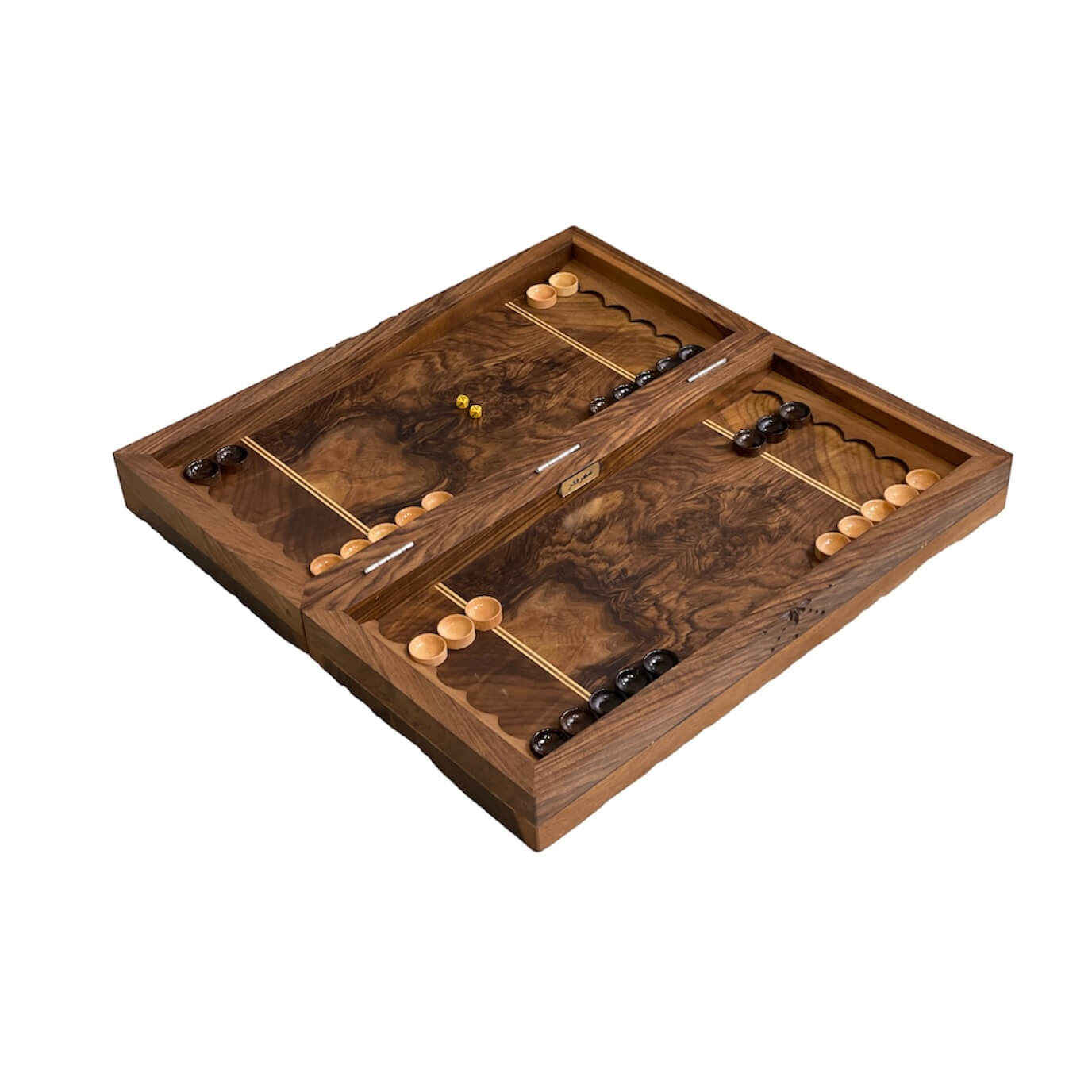 Price and Buy Wood Carved Backgammon Board Handcrafted Shahname Design - Image 5