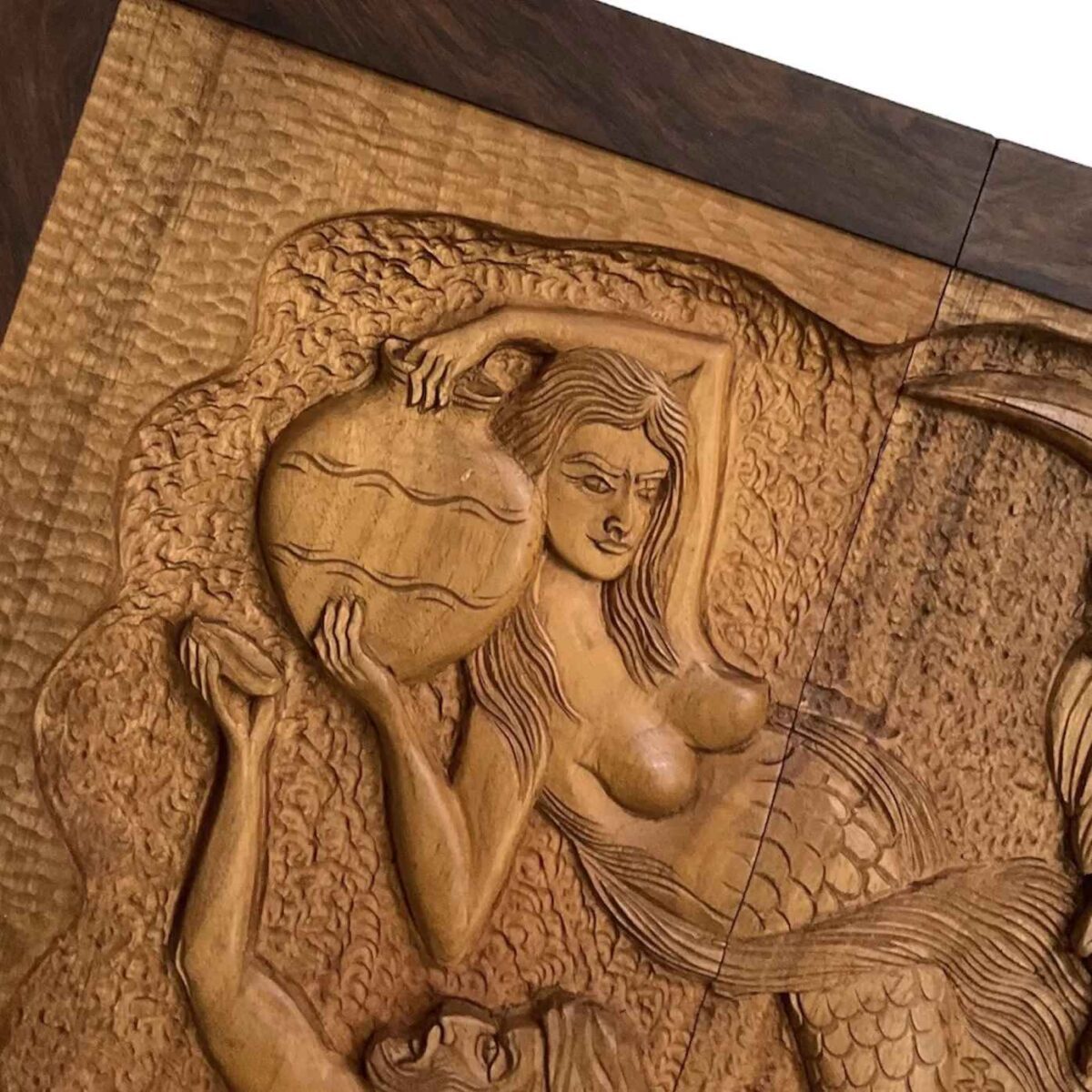 Price and Buy Wood Carved Backgammon Board Handcrafted Shahname Inspired Ashkbous - Image 3