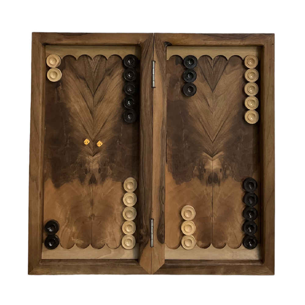 Price and Buy Wood Carved Backgammon Board Handcrafted with Persian Griffin - Image 3