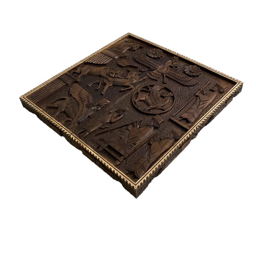 Price and Buy Wood Carved Backgammon Board Handcrafted with Persian Heritage Achaemenid - Image 4