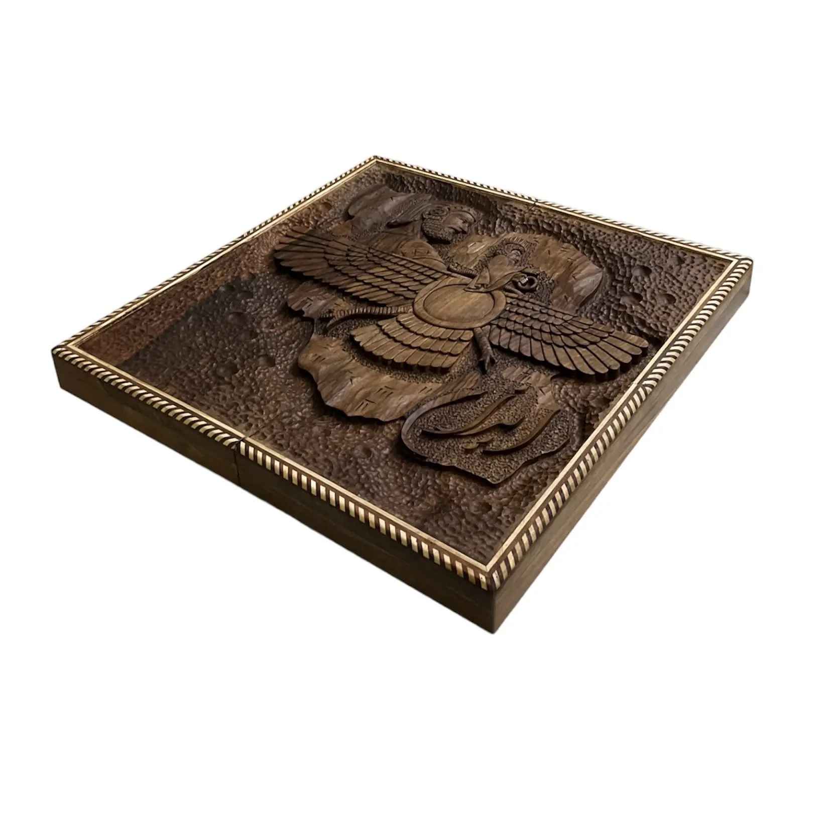 Price and Buy Wood Carved Backgammon Board Handcrafted with Persian Heritage Farahvahar - Image 4