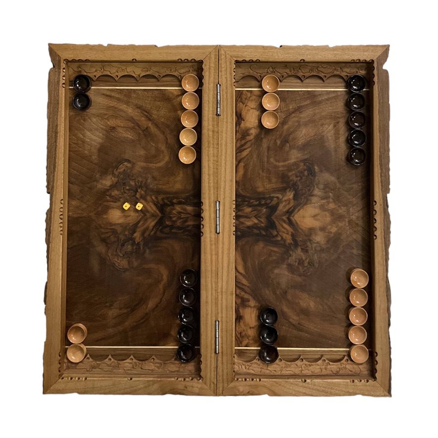 Price and Buy Wood Carved Backgammon Board Handcrafted with Persian Heritage Shapur III - Image 4
