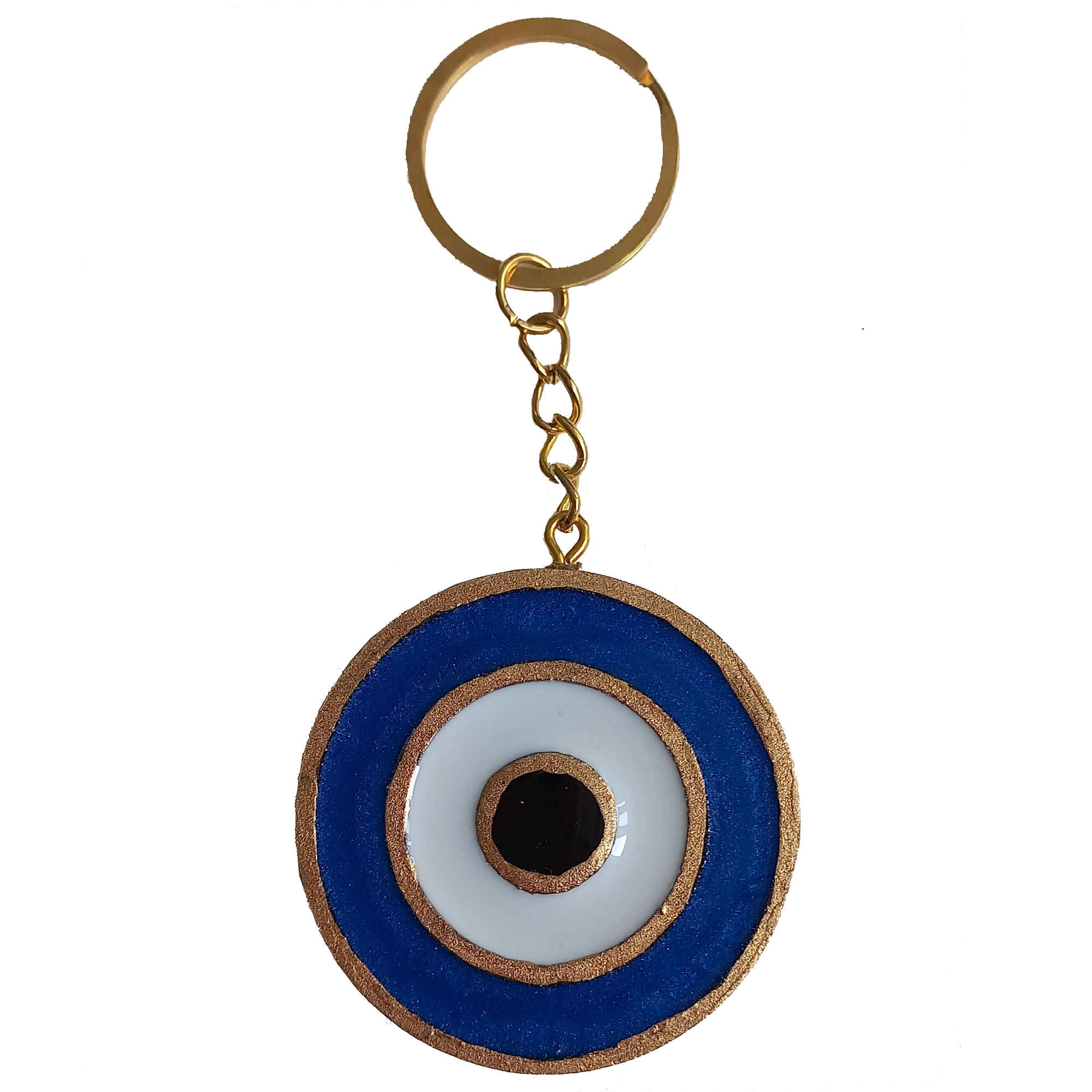 Price and Buy Wood & Resin Evil Eye Keychain – Sorena Model
