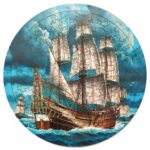 Price and Buy Wooden 113-Piece Ship Puzzle – Creative & Fun Model for All Ages