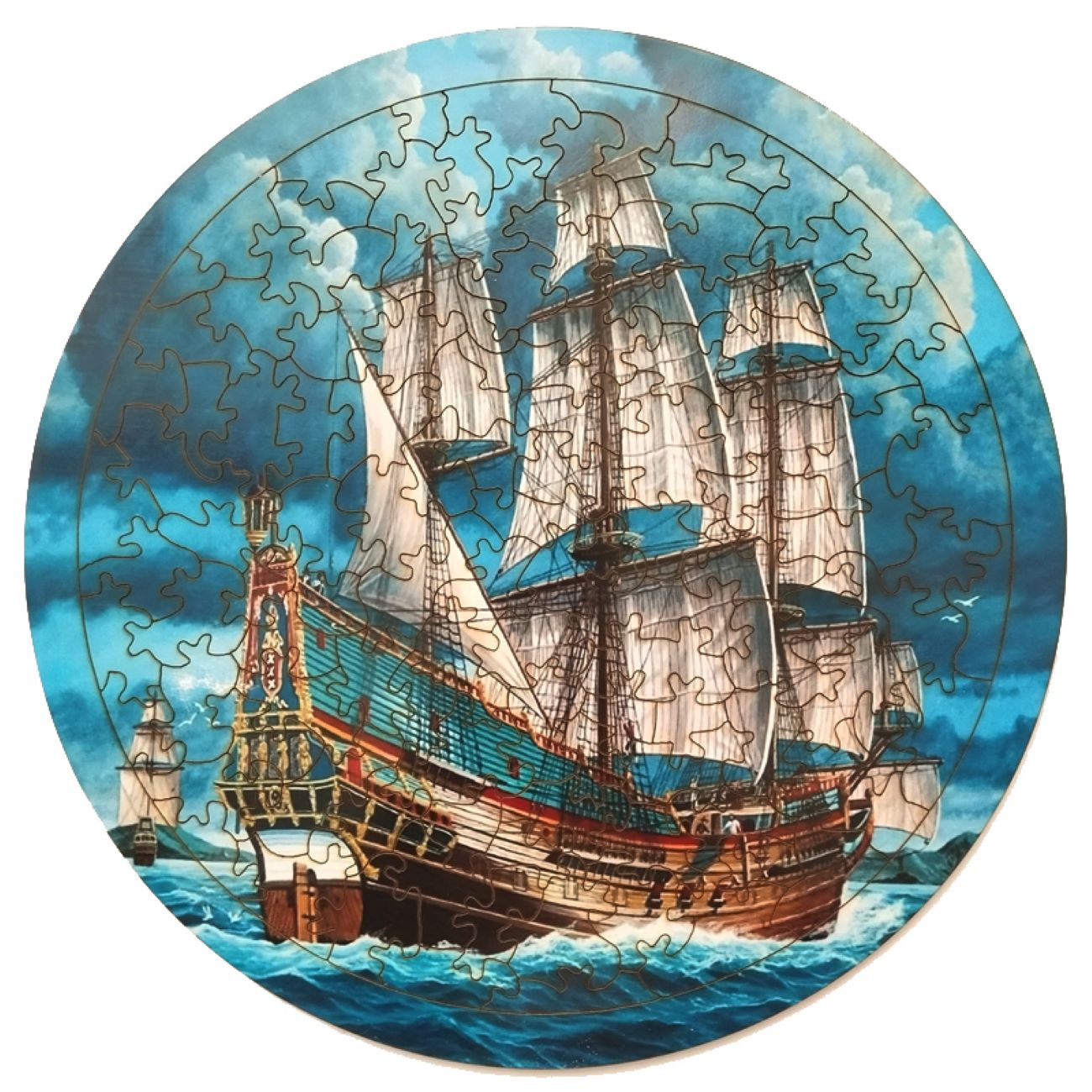 Price and Buy Wooden 113-Piece Ship Puzzle – Creative & Fun Model for All Ages_69031918ebfc0.jpeg Price and Buy Wooden 113-Piece Ship Puzzle – Creative & Fun Model for All Ages - Image 1