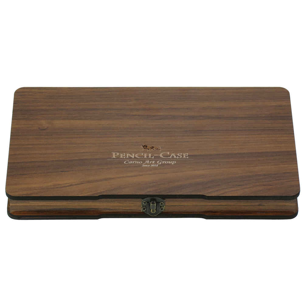 Price and Buy Wooden 24-Color Pencil Case – Raha Collection for Artists - Image 3