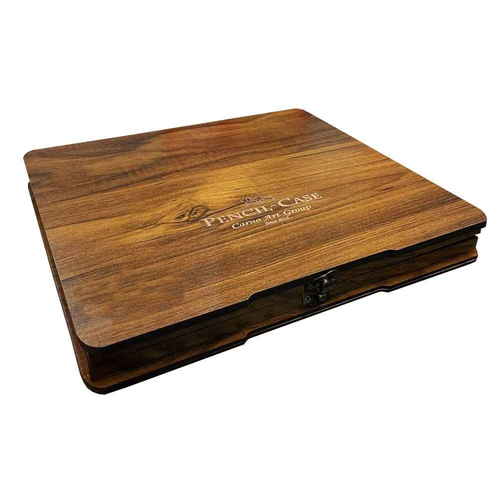 Price and Buy Wooden 24-Color Pencil Case – Sarvin Edition for Artists - Image 3