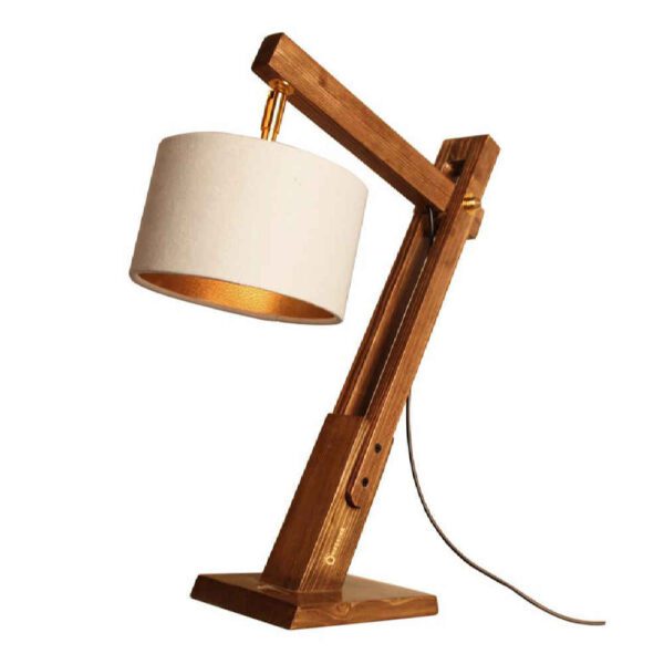 Price and Buy Wooden Adjustable Desk Lamp Handcrafted N20