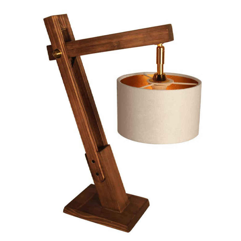 Price and Buy Wooden Adjustable Desk Lamp Handcrafted N20 - Image 5