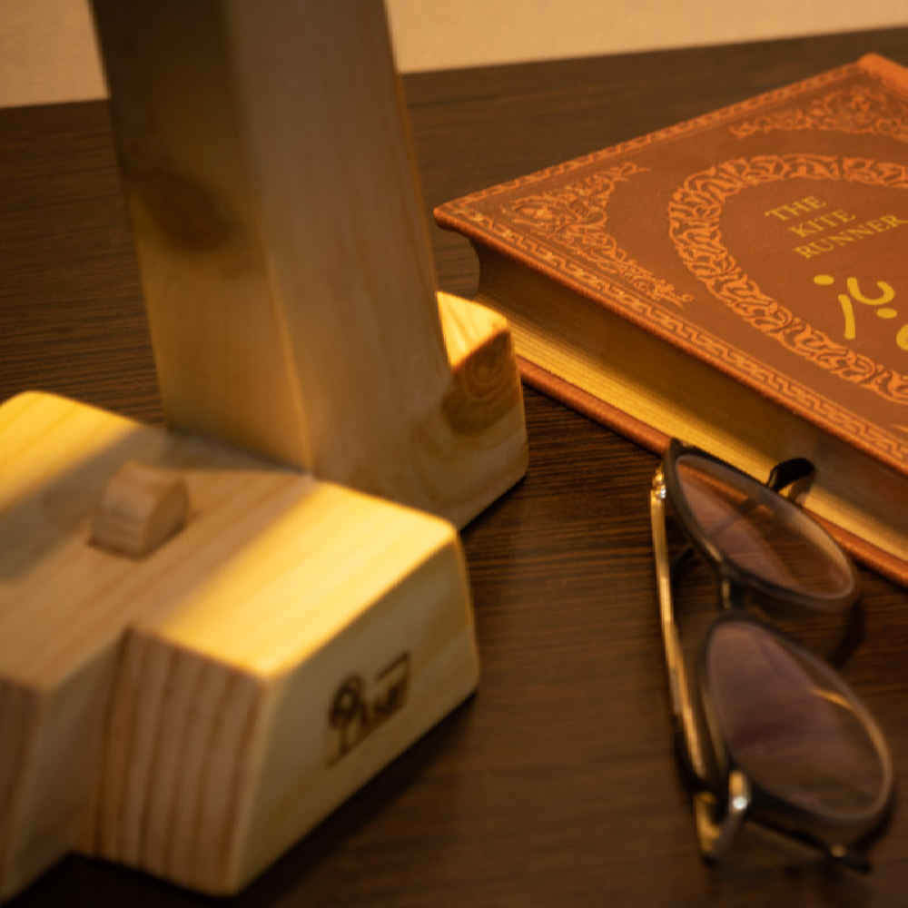 Price and Buy Wooden Adjustable Desk Lamp Handcrafted P0410 - Image 4