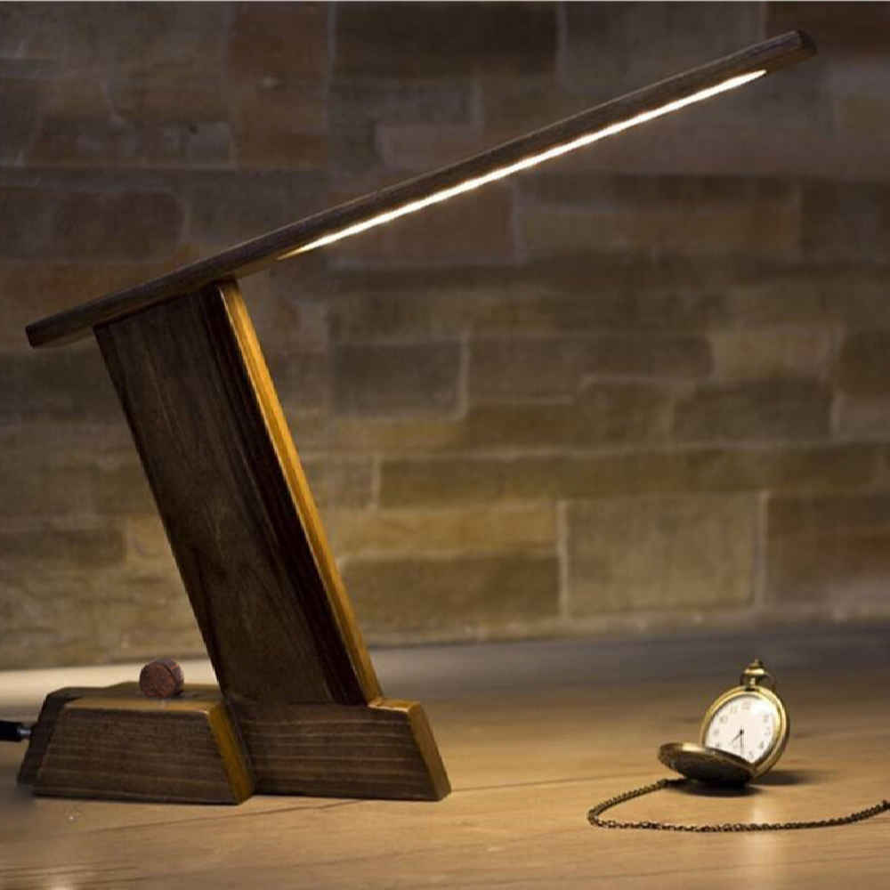 Price and Buy Wooden Adjustable Desk Lamp Handcrafted P0410 - Image 5