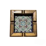 Price and Buy Wooden Ashtray for Cigar Lovers – Elegant, Great for Office, Patio with Tile Design - Image 4