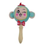 Price and Buy Wooden Baby Rattle – Cute Monkey Design for Newborns & Toddlers