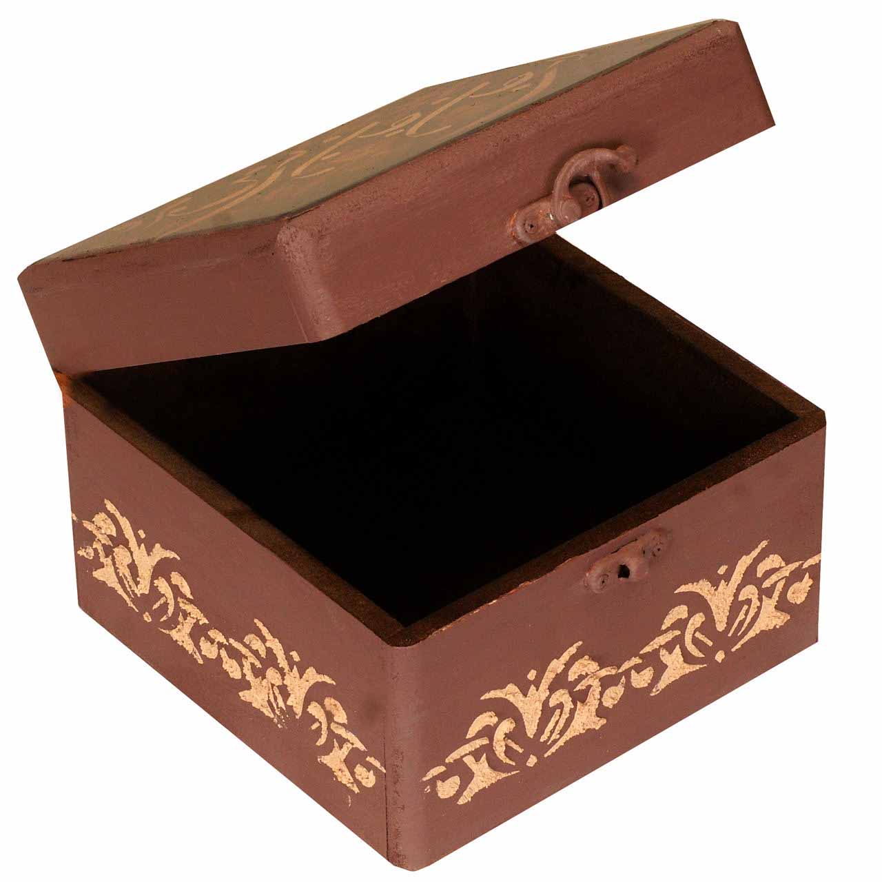 Price and Buy Wooden Box for Gift Giving with Persian Inspired Pattern Poem - Image 3