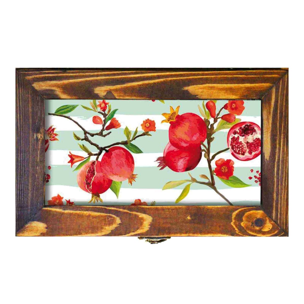 Price and Buy Wooden Box for Gift Giving with Persian Inspired Pattern Pomegranate - Image 3