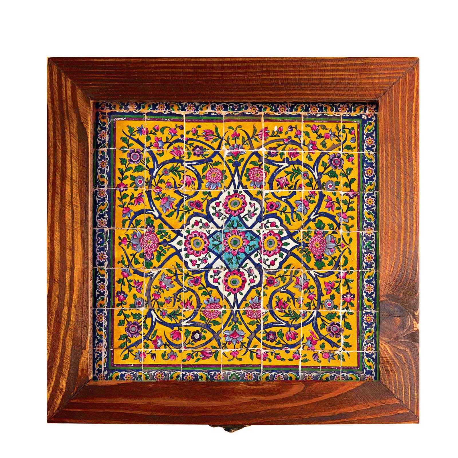 Price and Buy Wooden Box for Gift Giving with Persian Inspired Pattern Tile - Image 4
