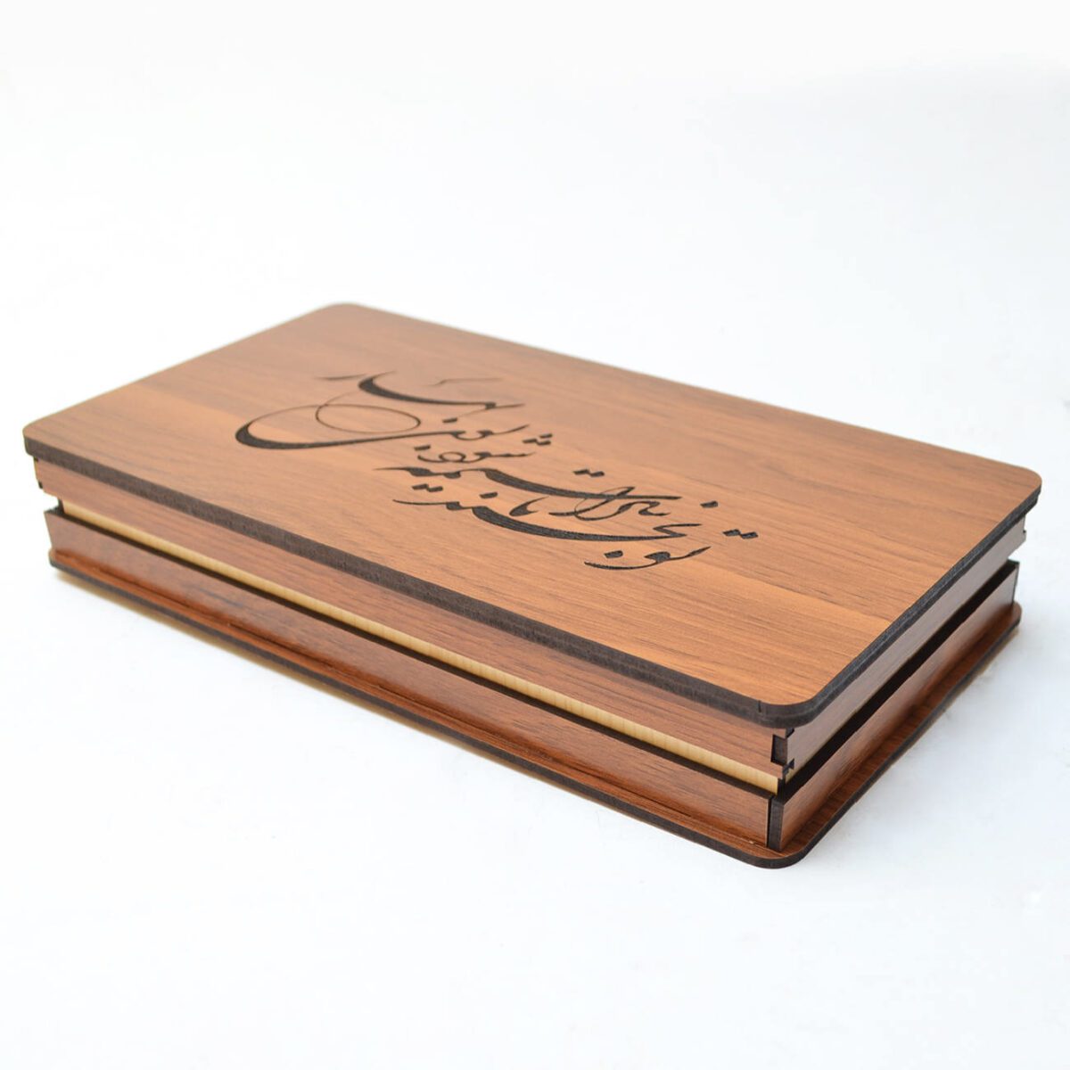 Price and Buy Wooden Box for Gift Giving with the Persian Calligraphy Pattern Booye Bahar - Image 3