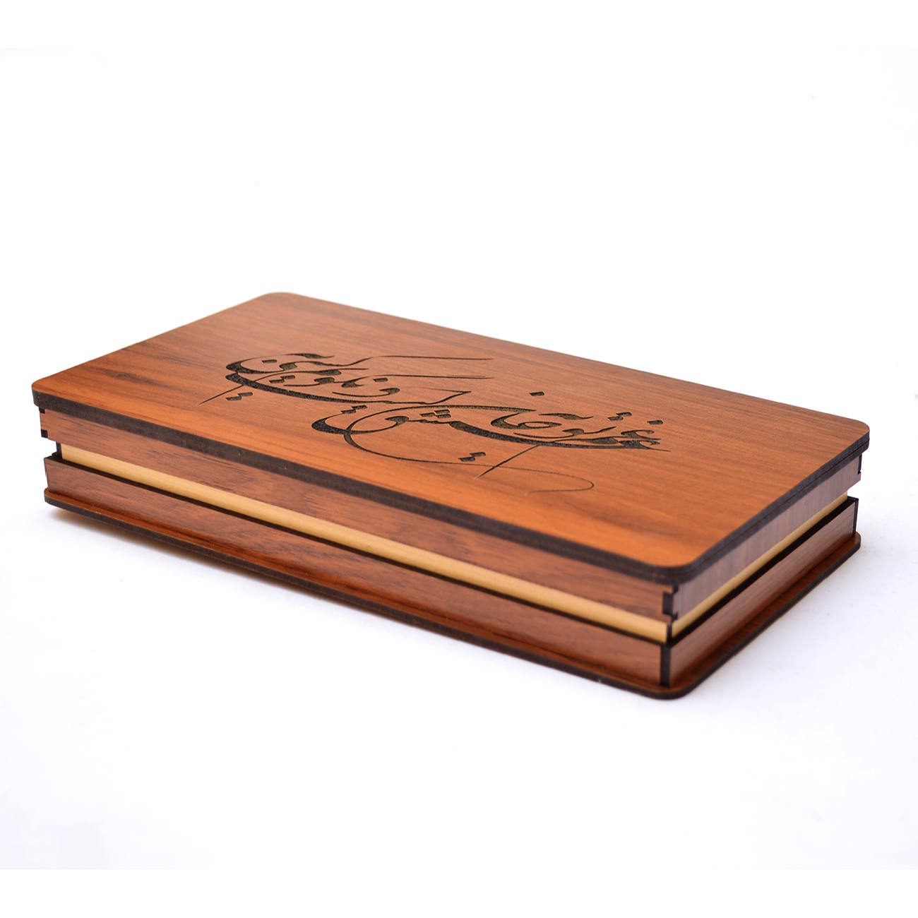 Price and Buy Wooden Box for Gift Giving with the Persian Calligraphy Pattern Gham-E-Eshgh - Image 3