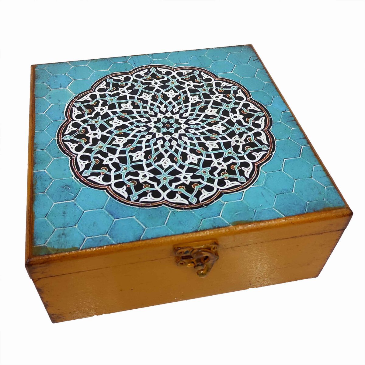 Price and Buy Wooden Candy Box Featuring Mandala Design - Image 3