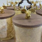Price and Buy Wooden Canister Jar with Glass Deer Design – 5 Pieces - Image 5