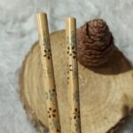 Price and Buy Wooden Chopstick – Floral Pattern Made of Bamboo (Set of 2)