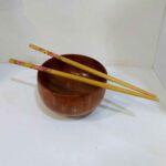 Price and Buy Wooden Chopsticks – Floral Pattern Made of Bamboo (Set of 2)