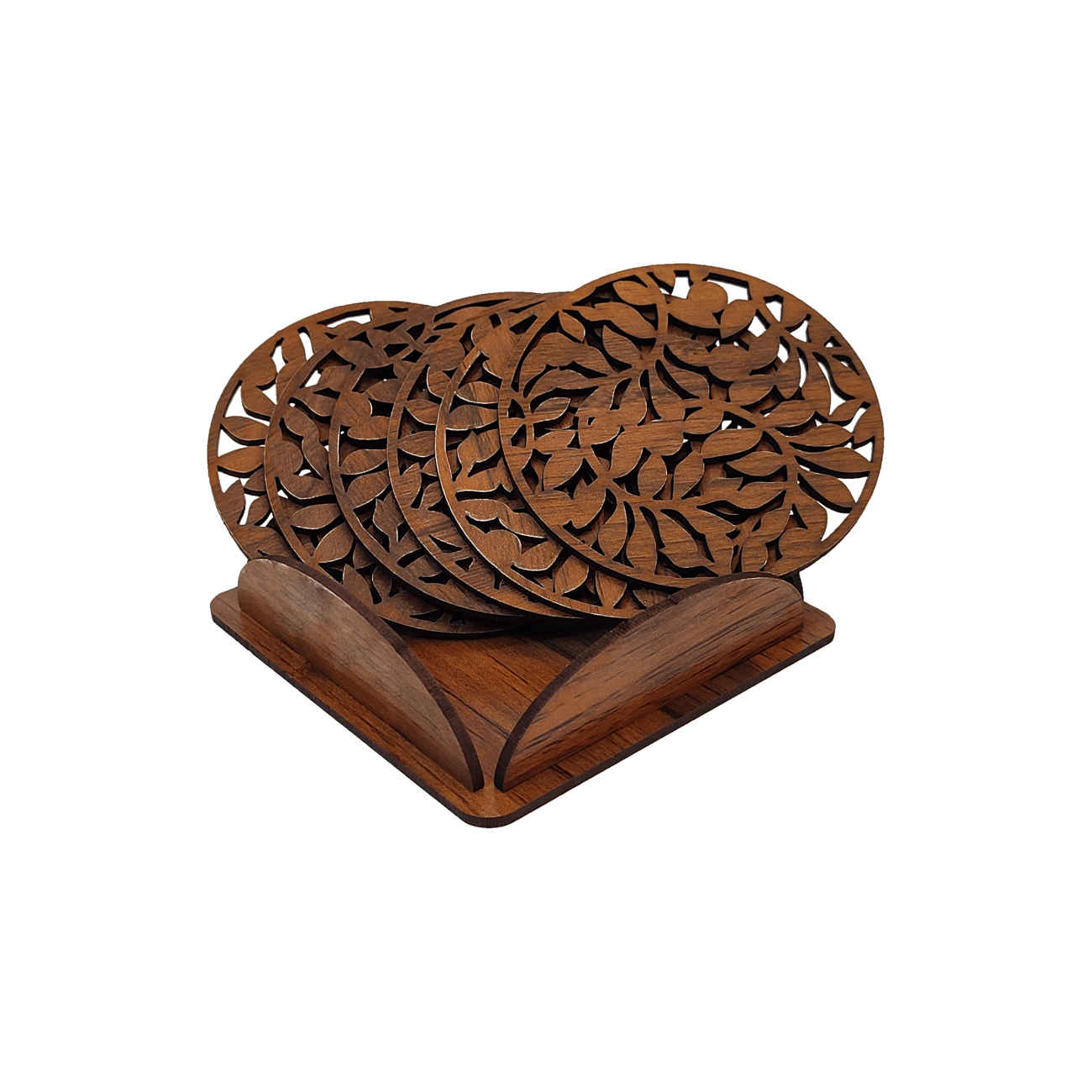 Price and Buy Wooden Coaster – Balance of Eco-Friendly Design and Timeless Appeal (Pack of 6)