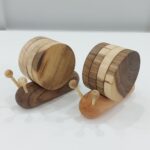 Price and Buy Wooden Coaster Set with the Snail Design, Animal Shape - Image 4