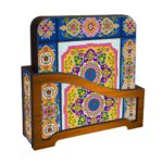 Price and Buy Wooden Coaster with Iranian Heritage Design (Pack of 6)