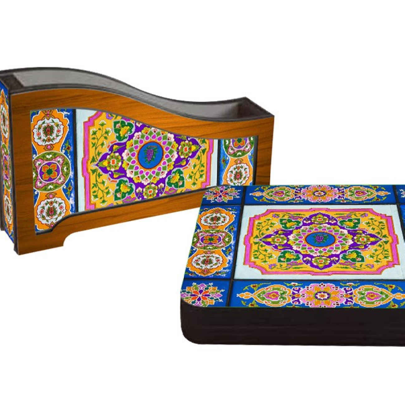 Price and Buy Wooden Coaster with Iranian Heritage Design (Pack of 6)_6901ef9948e02.jpeg Price and Buy Wooden Coaster with Iranian Heritage Design (Pack of 6) - Image 3