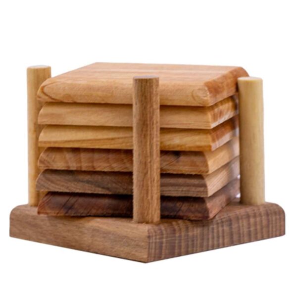 Price and Buy Wooden Coasters Set with Holder – Beautifully for Home and Office Use (Pack of 6)_69015d45304d7.jpeg Price and Buy Wooden Coasters Set with Holder – Beautifully for Home and Office Use (Pack of 6)